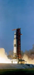 Старт «Аполлона-13», 11 апреля 1970 года, 13:13 по хьюстонскому времени (14:13 по восточному).