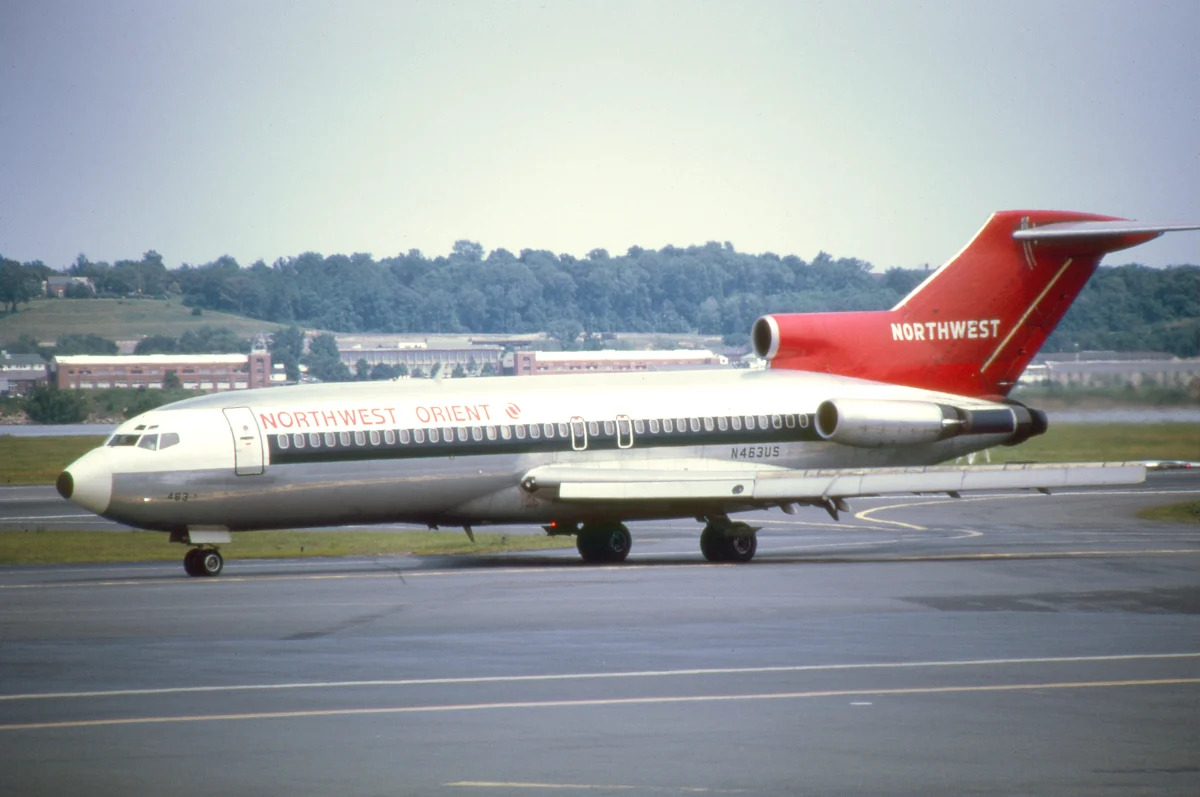 Boeing 727 авиакомпании Northwest Orient, 1970 год
