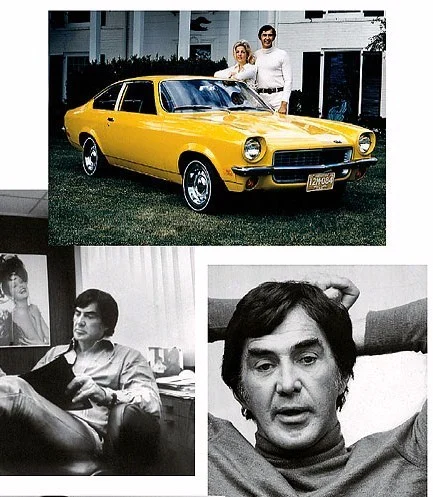 Делориан — глава Chevrolet — с новым Chevrolet Vega 2300, 1970 год.