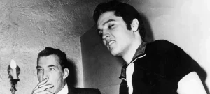 Элвис Пресли и Эд Салливан в Нью-Йорке, 26 октября 1956 года