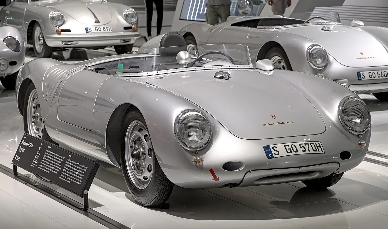 Porsche 550 Spyder в музее Porsche в Штутгарте