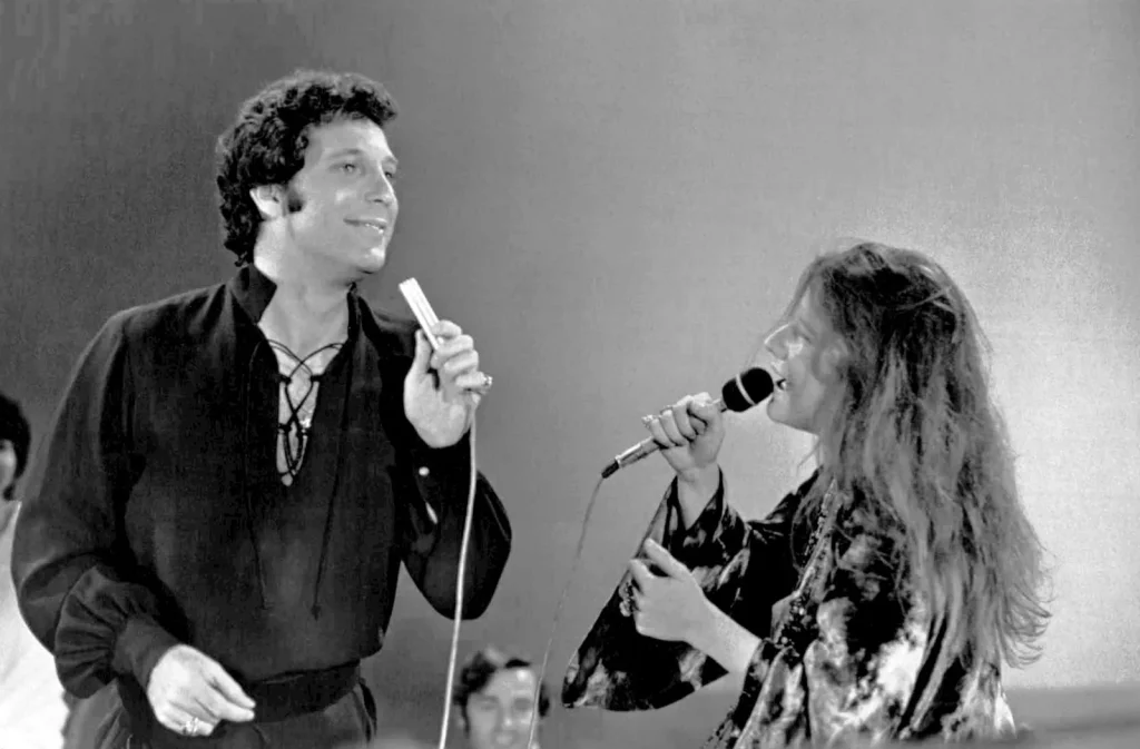 Дженис Джоплин и Том Джонс в телешоу This Is Tom Jones, 1969 год