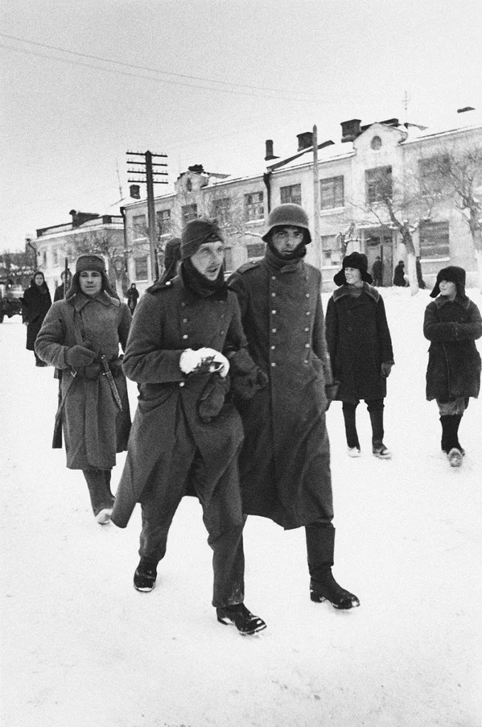 Пленные немецкие солдаты в Туле, декабрь 1941 года