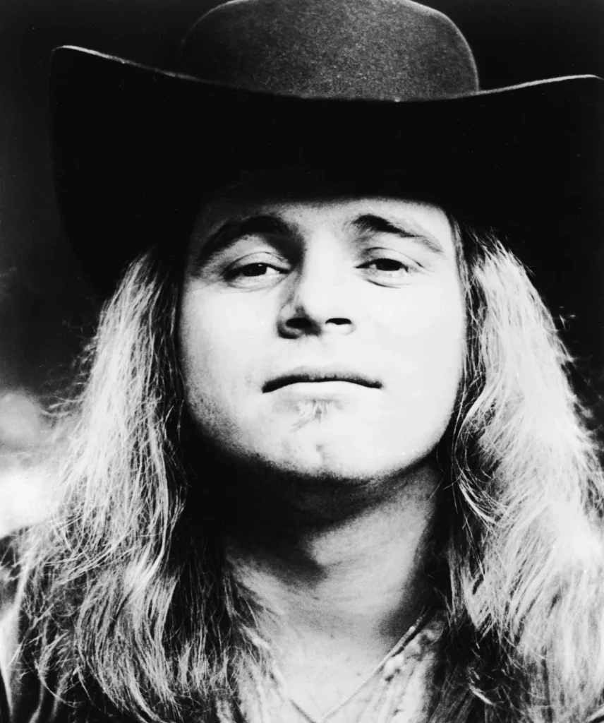 Ронни Ван Зант, певец Lynyrd Skynyrd, рекламное фото MCA 1976 года