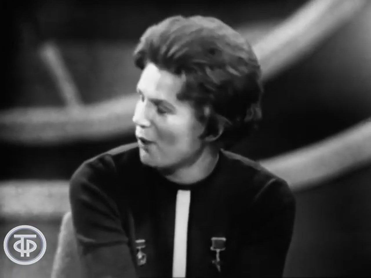 Валентина Терешкова в телепрограмме «Звёздная эстафета» (1963)