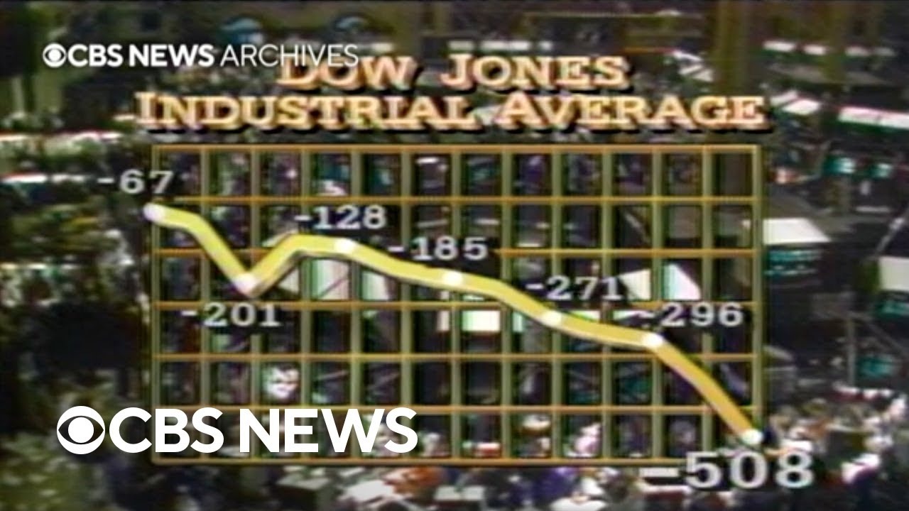 Чёрный понедельник 1987: вечерние новости CBS 19 октября 1987 года