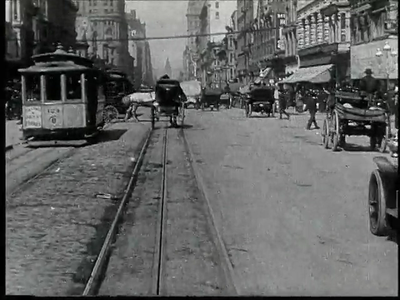 A Trip Down Market Street, Сан-Франциско, апрель 1906 года. Prelinger Archives