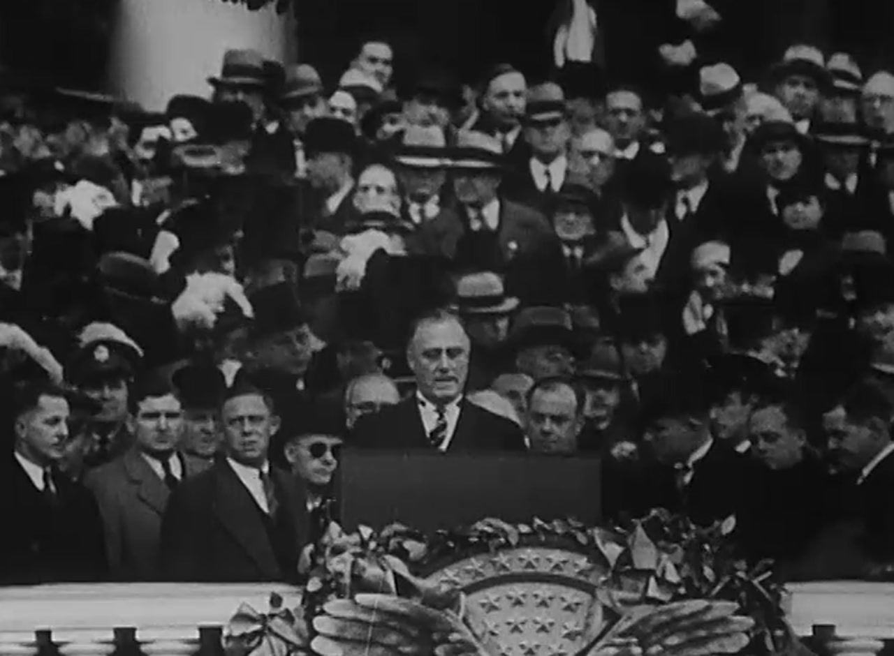 Инаугурация Франклина Рузвельта 4 марта 1933 года: выпуск Pathé News