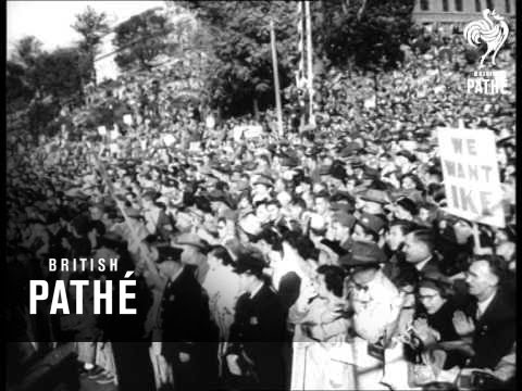 Выборы Стивенсон — Эйзенхауэр, кинохроника 1952 года